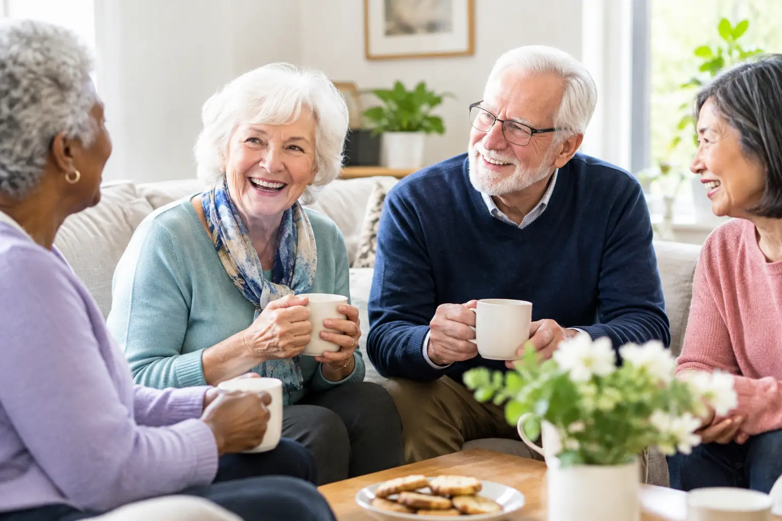 How to Help Seniors Socialize More Comfortably at Home